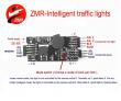  ZMR Intelligent Led Traffic Lighting System With Alarm Function Control Board 12V ( 2S - 6S ) 