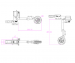  JP Hobby ER-150 Electric Retract Landing Gear Set For Sebart 2.0M Avanti S & 2.1M Avanti S FC 