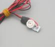  Cyclone Power 1W LED Light With Lead Wire & Plug - Red 