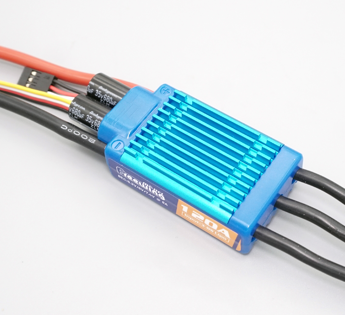  Freewing 120A HV Brushless ESC With 8A UBEC & Reverse Brake Function 