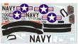 FMS 1.4M T-28D V4 Red Decal Set 